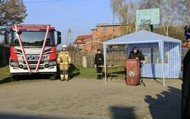 ​Uroczyste przekazanie ciężkiego samochodu ratowniczo OSP w Pyszącej