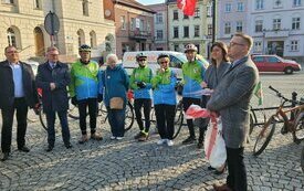 ​Wystartowała Poczta Rowerowa z okazji 200. rocznicy śmierci J&oacute;zefa Rufina Wybickiego.