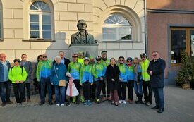 ​Wystartowała Poczta Rowerowa z okazji 200. rocznicy śmierci J&oacute;zefa Rufina Wybickiego.