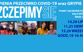 Szczepienia w sali Bazar przeciw COVID-19 oraz grypie
