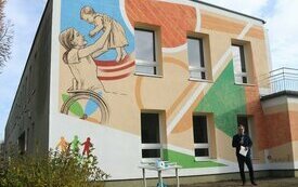 Nowy mural w Śremie powstał w ramach kampanii Aktywność MURowana