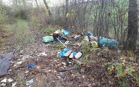 Dzikie wysypiska śmieci na terenie gminy
