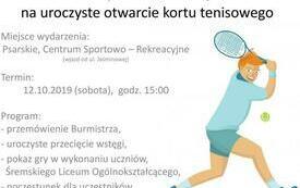 Nowy kort tenisowy w Psarskim