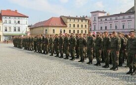 Pierwsza przysięga śremskich Wojsk Obrony Terytorialnej