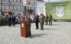 Pierwsza przysięga śremskich Wojsk Obrony Terytorialnej