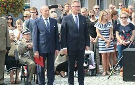 Pierwsza przysięga śremskich Wojsk Obrony Terytorialnej