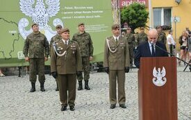 Pierwsza przysięga śremskich Wojsk Obrony Terytorialnej