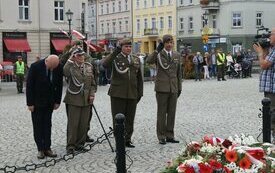 Pierwsza przysięga śremskich Wojsk Obrony Terytorialnej