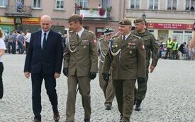 Pierwsza przysięga śremskich Wojsk Obrony Terytorialnej