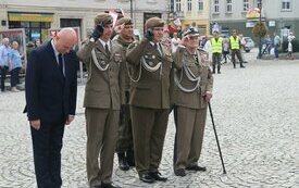 Pierwsza przysięga śremskich Wojsk Obrony Terytorialnej