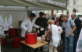 Pierwsza przysięga śremskich Wojsk Obrony Terytorialnej