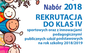 Informacja -  klasy IV sportowe oraz klasy IV i klasa VII z innowacjami pedagogicznymi