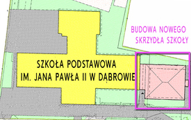 ​Kolejny etap rozbudowy szkoły w Dąbrowie