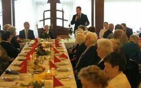 Spotkanie wigilijne w grupie Młodzi Duchem