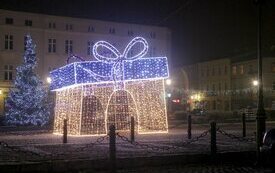 Świąteczne oświetlenie Śremu