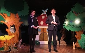 Przedszkolaki na teatralnej scenie