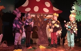 Przedszkolaki na teatralnej scenie