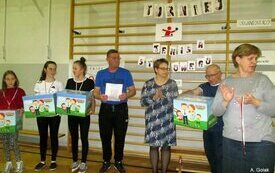 Gminny turniej tenisa stołowego w Krzyżanowie