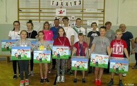 Gminny turniej tenisa stołowego w Krzyżanowie