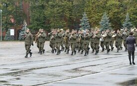 Przysięga żołnierzy w 6. batalionie chemicznym Sił Powietrznych