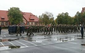 Przysięga żołnierzy w 6. batalionie chemicznym Sił Powietrznych