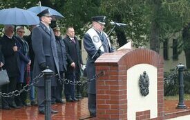 Przysięga żołnierzy w 6. batalionie chemicznym Sił Powietrznych