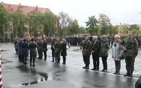 Przysięga żołnierzy w 6. batalionie chemicznym Sił Powietrznych