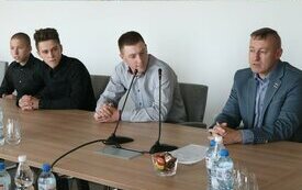 Burmistrz Śremu spotkał się taekwondzistami