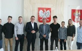 Burmistrz Śremu spotkał się taekwondzistami