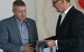 Burmistrz Śremu spotkał się taekwondzistami