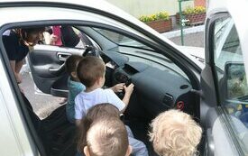 ​Ćwiczenia przeciwpożarowe w przedszkolu Janku Wędrowniczku