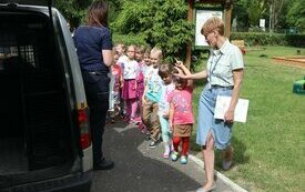 ​Ćwiczenia przeciwpożarowe w przedszkolu Janku Wędrowniczku