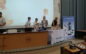Śremianie na zawodach konstruktor&oacute;w robot&oacute;w