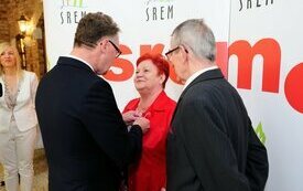 Burmistrz Śremu uhonorował małżeństwa medalami Za Długoletnie Pożycie Małżeńskie