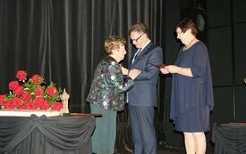 Barbara Siwińska otrzymała tytuł Honorowy Obywatel Śremu