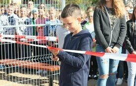 Otwarcie boiska wielofunkcyjnego przy Szkole Podstawowej nr 4 w Śremie
