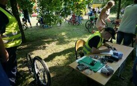 Rowerowy Śrem - 109 uczestnik&oacute;w zawod&oacute;w rowerowych