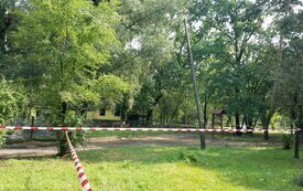 Usuwanie szk&oacute;d po sobotniej nawałnicy nad Śremem