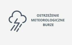 ​Ostrzeżenia meteorologiczne - Burze stopień 2 | 28-29 sierpnia 2026