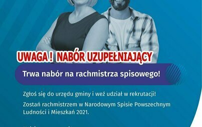 Zdjęcie do Nab&oacute;r uzupełniający kandydat&oacute;w na rachmistrz&oacute;w spisowych - 8-23 lipca 2021 r.