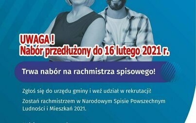 Zdjęcie do Nab&oacute;r kandydat&oacute;w na rachmistrz&oacute;w spisowych