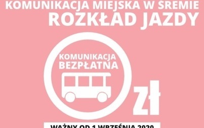 Zdjęcie do Od 1 września nowy rozkład autobus&oacute;w komunikacji miejskiej