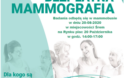 Zdjęcie do Bezpłatna mammografia - 20 sierpnia