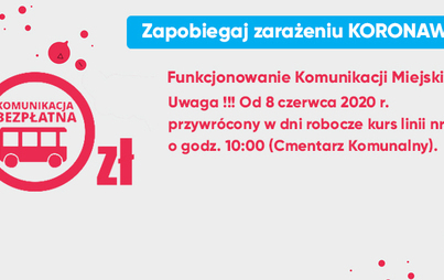 Zdjęcie do Komunikacja miejska - od 8 czerwca zostanie przywr&oacute;cony kurs linii nr 7