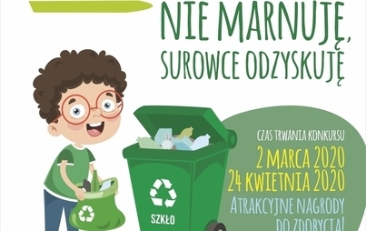 Zdjęcie do Konkurs plastyczny " Szkła nie marnuję - surowce odzyskuję"
