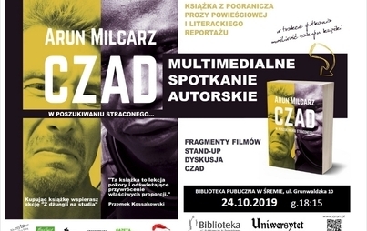 Zdjęcie do Multimedialne spotkanie autorskie - Arun Milcarz