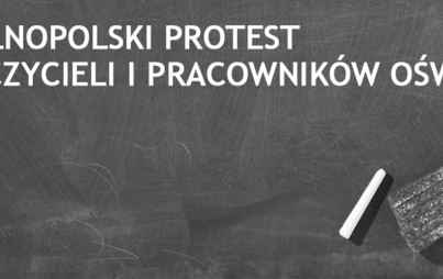 Zdjęcie do Akcja protestacyjna pracownik&oacute;w przedszkoli i szk&oacute;ł podstawowych prowadzonych przez gminę Śrem
