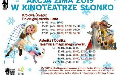 Zdjęcie do Specjalne seanse kinowe dla dzieci podczas ferii 