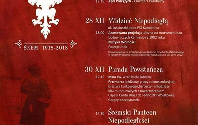 Zdjęcie do Grudniowe obchody rocznicy Powstania Wielkopolskiego