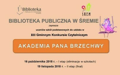 Zdjęcie do XII Gminny Konkurs Czytelniczy